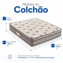 Ver imagem 3 de Colchão Casal Versatto Molas Ensacadas Euro Pillow Ag D-75 Biflex Bege