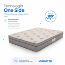 Ver imagem 6 de Colchão Casal Versatto Molas Ensacadas Euro Pillow Ag D-75 Biflex Bege