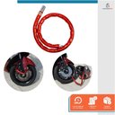 Ver imagem 6 de Cadeado para Moto Trava Bicicleta Starfer 1,20m X 24mm com Chave Tubular Segurança e Resistência Con