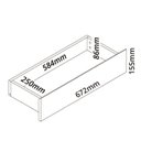 Ver imagem 6 de Rack com Painel Ripado para TV até 90 Polegadas em MDF com LED 250x229cm Marrom Naturale/Off White