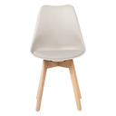 Ver imagem 2 de Kit 6 Cadeiras Jantar Eames Wood Leda Design Estofada