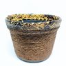 Vaso Cachepot de Sisal Grande - Marrom - 1