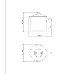 Fervedor Tramontina Solar em Aço Inox Fundo Triplo com Tampa 14 Cm 2 L Tramontina - 3