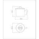 Ver imagem 3 de Fervedor Tramontina Solar em Aço Inox Fundo Triplo com Tampa 14 Cm 2 L Tramontina