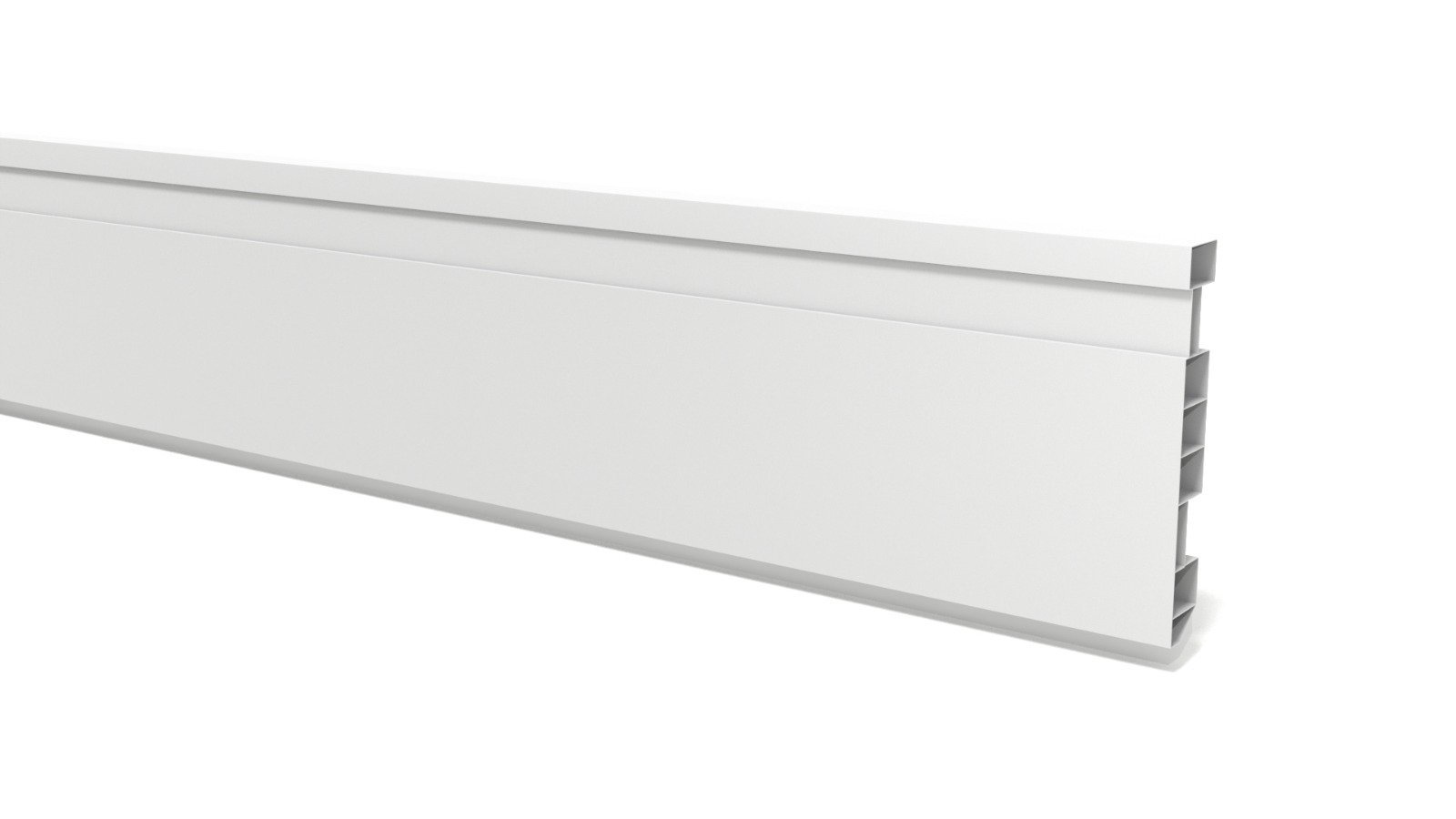 Rodape Pvc Branco 240x7cm Permatti Caixa C/ 10 Pçs