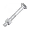 Ver imagem 2 de Parafuso Frances Zincado com Porca 5/16 x 3.1/2" Caixa com 100 Peças TX