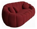 Ver imagem 4 de Namoradeira Concha Decorativa 190cm Sala Suede:vermelho/liso