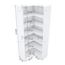 Ver imagem 3 de MÓDULO DE CANTO PARA CLOSET M218.2021.B (LOJA OU CASA) MUNDI MOVEIS