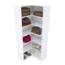 Ver imagem 7 de MÓDULO DE CANTO PARA CLOSET M218.2021.B (LOJA OU CASA) MUNDI MOVEIS