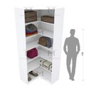Ver imagem 2 de MÓDULO DE CANTO PARA CLOSET M218.2021.B (LOJA OU CASA) MUNDI MOVEIS