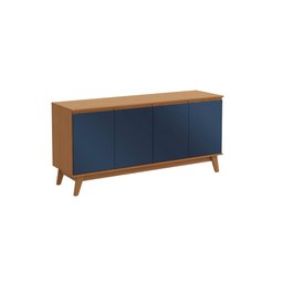Aparador Kappesberg 4 Portas Canela/azul 156cm - 2