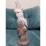 Enfeite Cacatua Decorativa no Tronco Presente Criativo Personalizado - 5