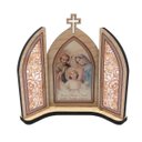 Ver imagem 1 de Capela Capelinha Tripla Sagrada Família 15 cm