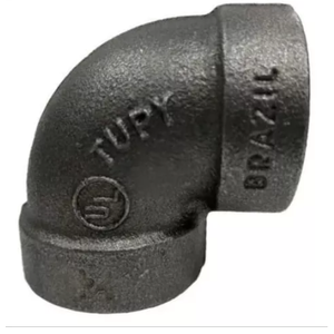 Cotovelo 90° Galvanizado 3/4'' Cotovelo Metal Galvanizado 90° 3/4 Polegada Tupy Tupi