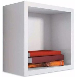 Nicho Decorativo Quadrado 31x31x15 Branco