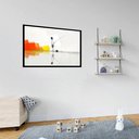 Ver imagem 2 de Quadro Decorativo Menino Pescador Abstrato - 50x70cm:moldura Preta