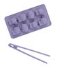Kit forma de gelo safari e pegador de salada silicone pequeno - Mozcada - 1