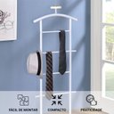 Ver imagem 3 de Mancebo Cabideiro Metal 4 Suportes Camisa Atrix Branco