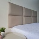 Ver imagem 1 de Cabeceira Modulada Casal padrão Facto fendi 1,50x0,60 cm
