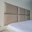 Ver imagem 4 de Cabeceira Modulada Casal padrão Facto fendi 1,50x0,60 cm
