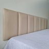 Cabeceira Estofada Modulada king Facto Pérola - 1