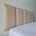 Ver imagem 1 de Cabeceira Estofada Modulada Casal Padrão Facto Pérola
