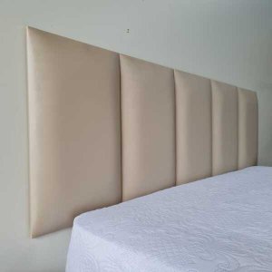 Cabeceira Estofada Modulada Casal Padrão Facto Pérola