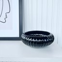 Ver imagem 2 de Decoração vaso centro de mesa ikebana preto médio luxo