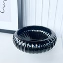 Ver imagem 3 de Decoração vaso centro de mesa ikebana preto médio luxo