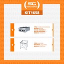 Ver imagem 2 de Fogão a Gás Profissional Don Bidone Inox com Cavalete 4 Bocas FDB4P - Venâncio