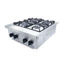 Ver imagem 3 de Fogão a Gás Profissional Don Bidone Inox com Cavalete 4 Bocas FDB4P - Venâncio