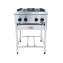 Ver imagem 1 de Fogão a Gás Profissional Don Bidone Inox com Cavalete 4 Bocas FDB4P - Venâncio