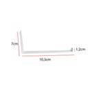 Ver imagem 3 de Kit 6 peças Suporte cantoneira Invertida - Mod. "U" p/ prateleira de 10cm - Branca