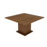 Conjunto Sala de Jantar Mesa Tampo de Madeira 8 Cadeiras Rustic/preto Marisa Madesa - 7