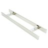 Puxador Portas Duplo Aço Inox Polido Clean 80 cm para portas: pivotantes/madeira/vidro temperado/por - 3