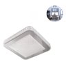 Plafon Sobrepor Gemini Acrílico Cristal Espelhado 28x28 12w - 1