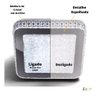 Plafon Sobrepor Gemini Acrílico Cristal Espelhado 28x28 12w - 2