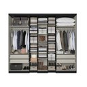 Ver imagem 3 de Guarda Roupa Casal Selecto 6 Portas Preto Capuccino - Thb Móveis