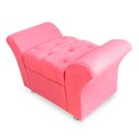 Ver imagem 1 de Calçadeira Baú Veneza Solteiro 120cm Suede:rosa
