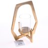 Porta Velas Hurricane Dourado 21cm X 16cm X 26cm Ld - Dourado (sc) - 1