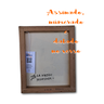 Mini Quadro Artesanal Decorativo com Rosto Feminino Pintado a Mão Medindo 30x25cm - 8