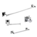 Ver imagem 1 de Kit Acessórios Banheiro Inox 4 Peças 70cm