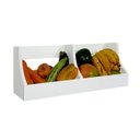 Ver imagem 6 de Fruteira Suspensa de Parede Prateleira Porta Legumes Cozinha em Madeira Branco Laca