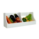 Ver imagem 7 de Fruteira Suspensa de Parede Prateleira Porta Legumes Cozinha em Madeira Branco Laca