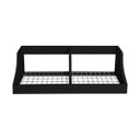 Ver imagem 4 de Fruteira Suspensa de Parede Prateleira Porta Legumes Cozinha em Madeira Preto Laca