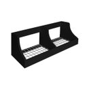 Ver imagem 3 de Fruteira Suspensa de Parede Prateleira Porta Legumes Cozinha em Madeira Preto Laca