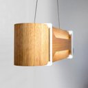 Ver imagem 3 de Lustre Pendente em Madeira - Genki -70cm