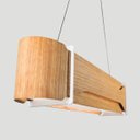 Ver imagem 2 de Lustre Pendente em Madeira - Genki -70cm