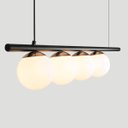 Ver imagem 4 de Lustre Pendente Figo com 4 Globos Esfera de Vidro - Preto/Cobre - 4-2620-3-10
