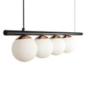 Ver imagem 3 de Lustre Pendente Figo com 4 Globos Esfera de Vidro - Preto/Cobre - 4-2620-3-10